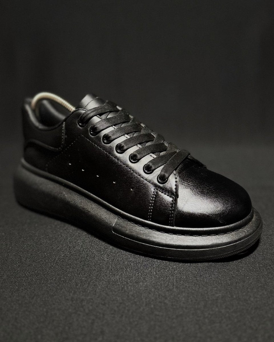 Sneaker Obsidian Noir - Gentleman Style