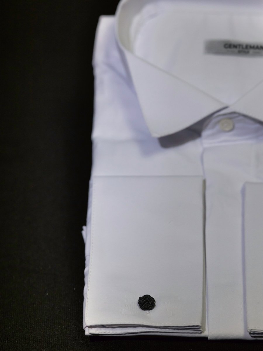 Camasa alba de ceremonie - Gentleman Style