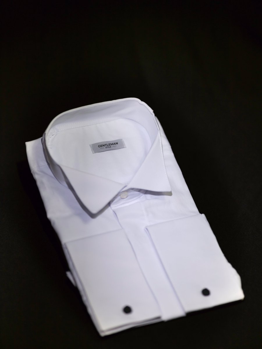 Camasa alba de ceremonie - Gentleman Style