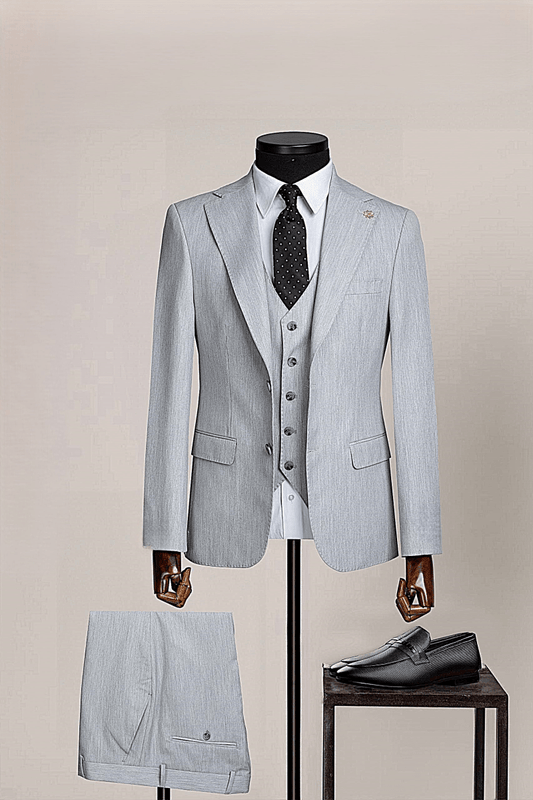 Costum Smoke in 3 Piese - Gentleman Style