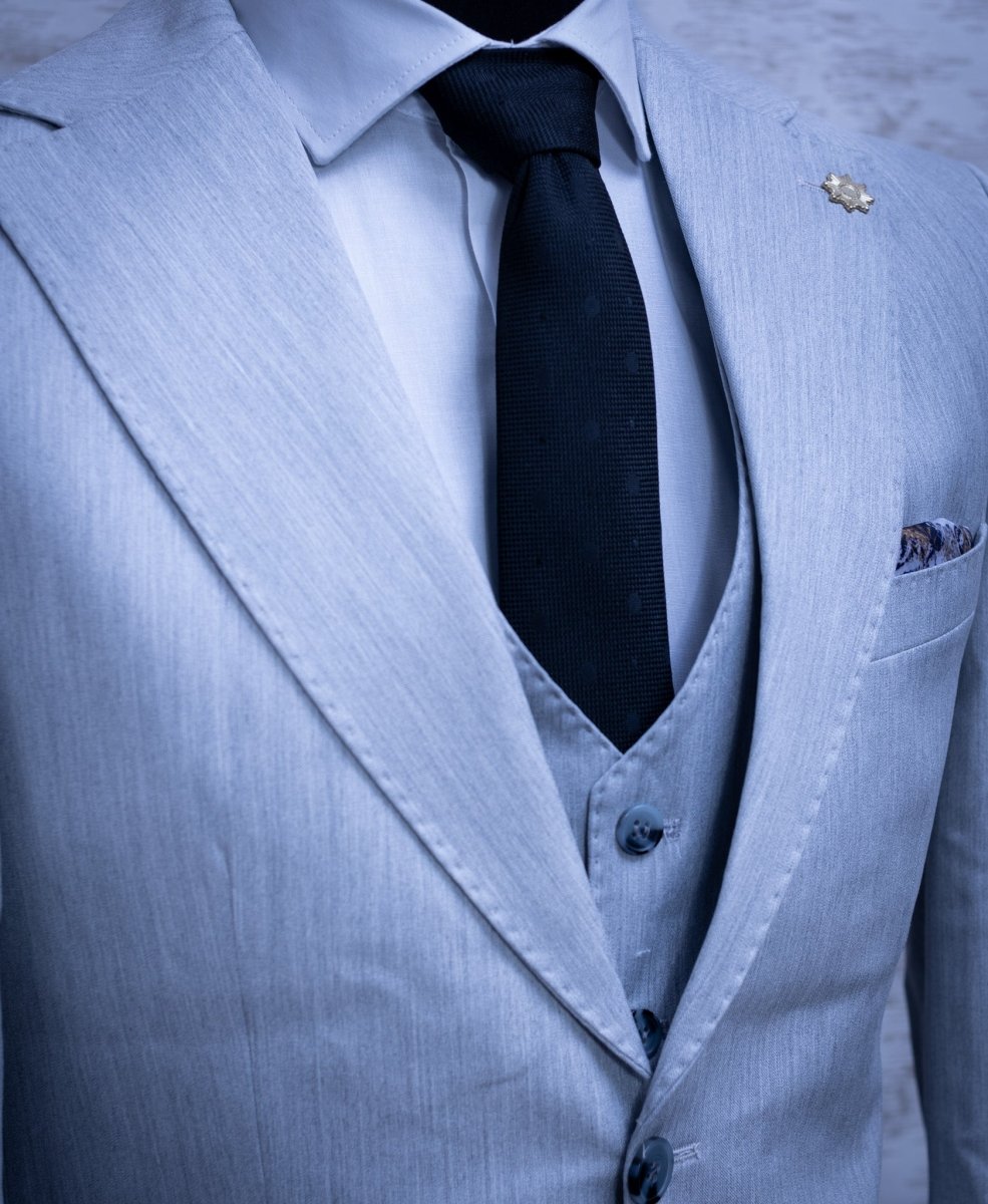 Costum Smoke in 3 Piese - Gentleman Style