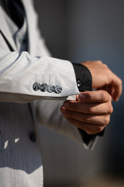 Costum Smoke in 3 Piese - Gentleman Style