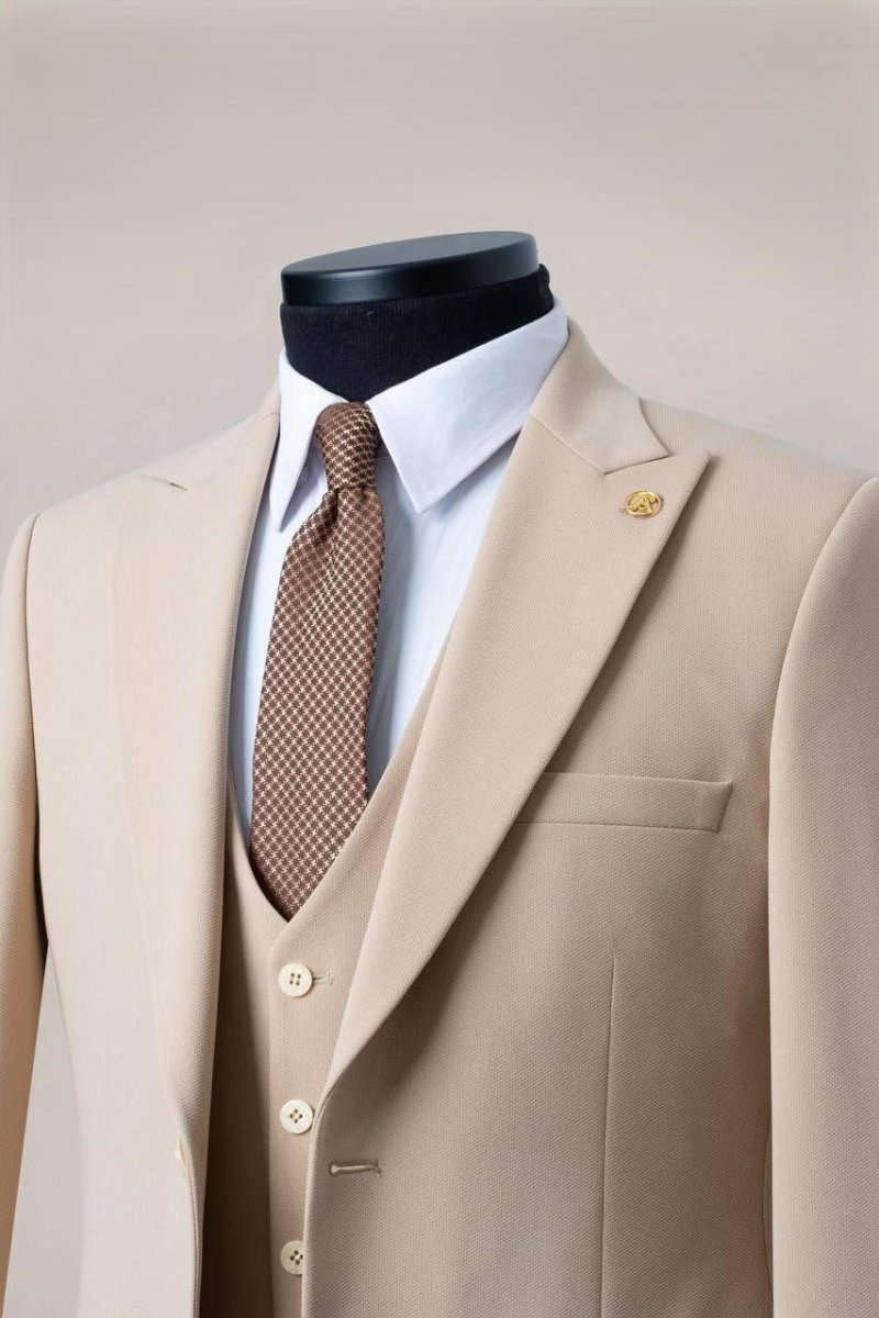 Costum Tan in 3 piese - Gentleman Style