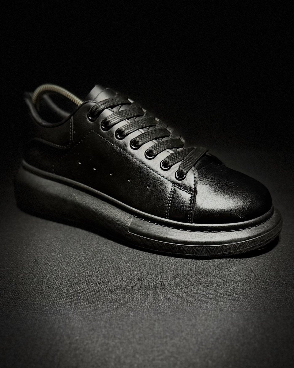 Sneaker Obsidian Noir - Gentleman Style